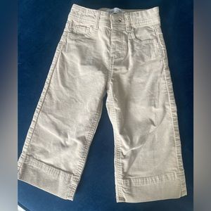 Zara toddler wide leg velvet trousers